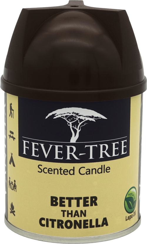 Fever-Tree Duftkerze gegen Fliegen und Stechmücken Vanille - Insektenabwehr & Mückenschutz