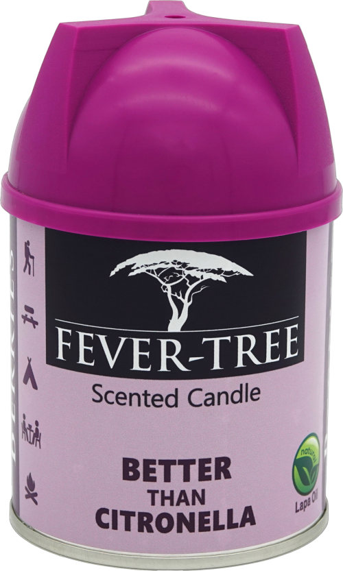 Fever-Tree Duftkerze gegen Fliegen und Stechmücken Beere - Insektenabwehr & Mückenschutz