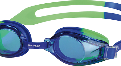 sunflex sport Prince Schwimmbrille für Kinder grün / blau - Badespaß