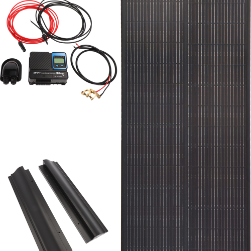 Berger Komplettanlage Deluxe Solarpanel Set 100 W - Solar-Komplettsets