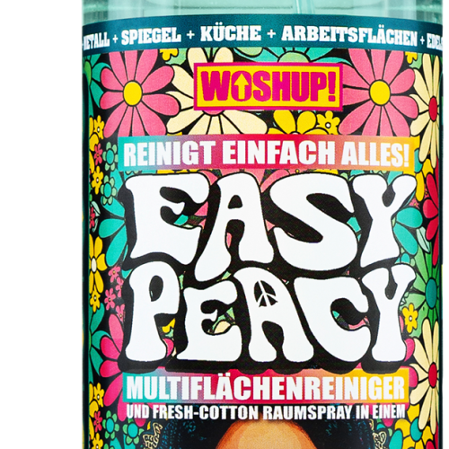 WOSHUP! Easy Peacy Oberflächenreiniger 1 Liter - Innenbereich & Scheiben