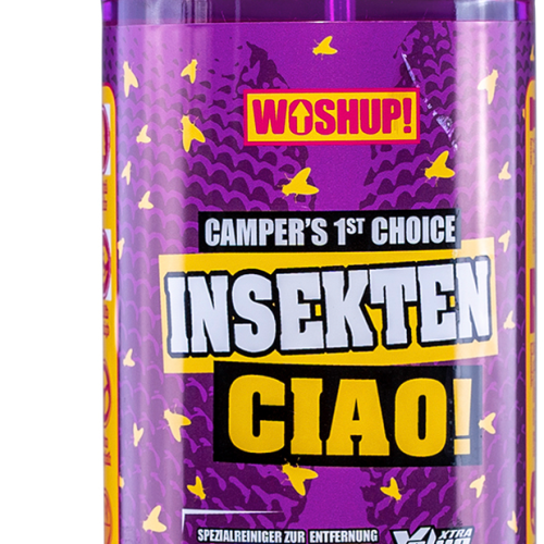 WOSHUP! Insekten Ciao Insektenentferner Spezialreiniger 1 Liter - Außenbereich & Lack