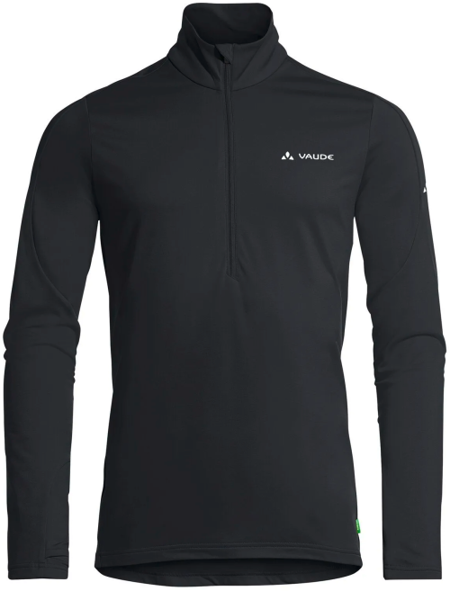 Vaude Livigno Halfzip II Herren Fleecepullover schwarz XL - Herrenshirts, -hemden & -pullover