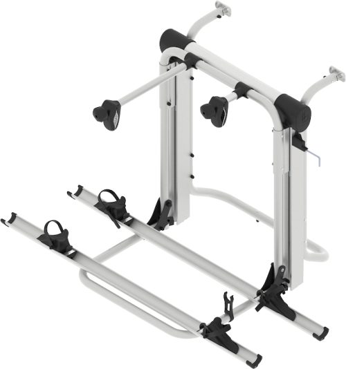 BR-Systems Elektrischer Bike Lift inklusive Fahrradträger Short für 2 Fahrräder, E-Bike geeignet - Heck-Fahrradträger