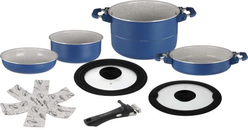 Brunner Carezza Magnetogrip Topfset 8-tlg. - 22 cm - Camping-Töpfe