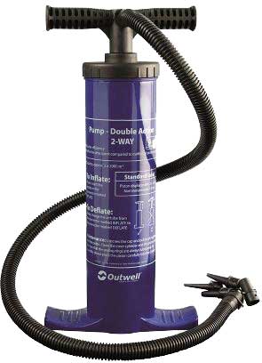 Outwell Kolbenpumpe 2 Weg navy 2 Liter - Luftpumpen