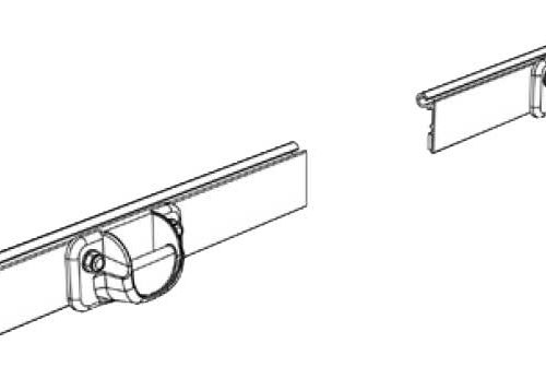 Thule Mounting Rail for Caravan Rail Montageschiene für Fahrradträger  - Ersatzteile Thule Fahrradträger