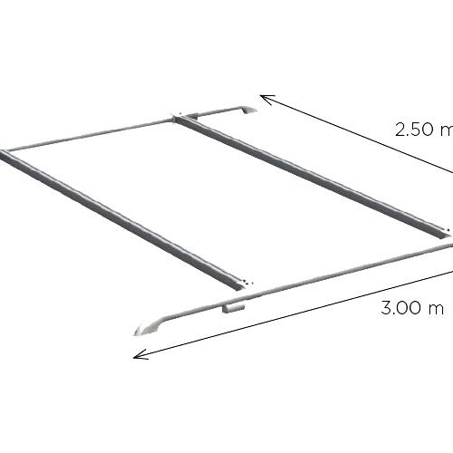 Thule Roof Rails Deluxe Querträger für Dachreling silber - Transportboxen