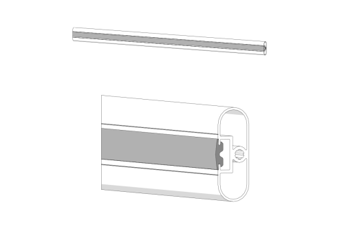 Fiamma Dust Guard Dichtung für die Fixing-Bar, das Carry-Bike sowie die Leitern Deluxe - Fahrradträger-Zubehör