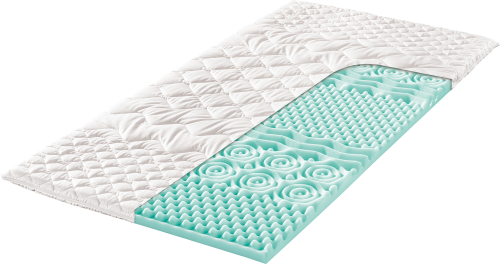 Berger 7-Zonen-Kaltschaum-Topperauflage 100x200 - Matratzen