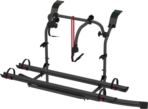 Fiamma Carry Bike Ford Custom Fahrradträger Nugget Plus Highroof deep black für 2 Fahrräder, E-Bike geeignet - Heck-Fahrradträger