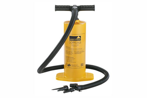 High Peak Doppelhubpumpe gelb/schwarz - Luftpumpen