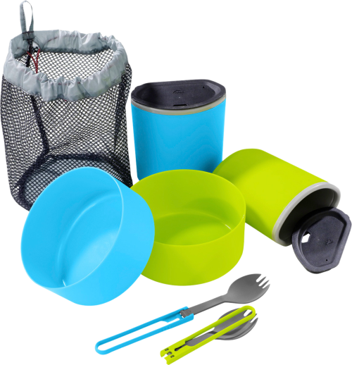 MSR MessKit Campinggeschirr-Set 6-tlg. für 2 Personen  - Trekkinggeschirr