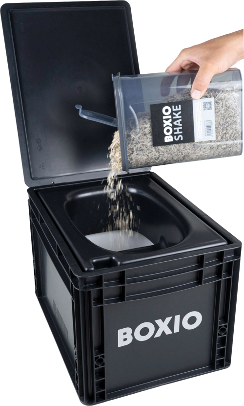 Boxio Hanfstreu für Trenntoilette 5,6 Liter Natur - Toilettenbeutel & Toilettenzubehör