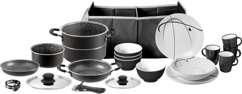 Brunner Pirate Mepo Kochgeschirr-Set 16+9-tlg. - Kochgeschirr-Sets