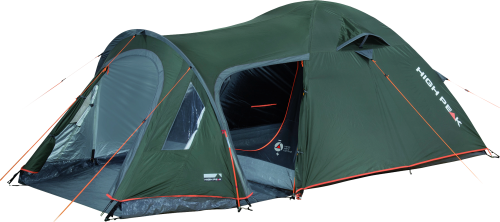 HIGH PEAK Kira 4.1 Kuppelzelt mit Tunnelvorbau 4 Personen - 4-Personen Zelte