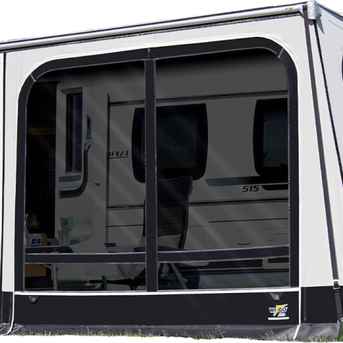 Wigo Rolli Plus Ambiente volleingezogenes Markisenzelt 300/11b - Markisenvorzelte & Wände