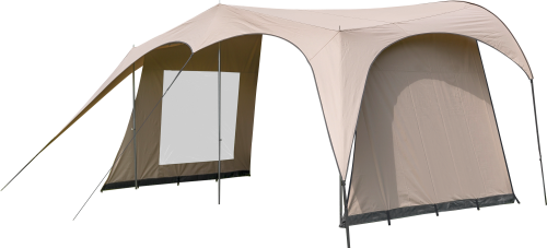 Campooz Caravanning Trekking Seitenwand geschlossen beige - Markisenvorzelte & Wände
