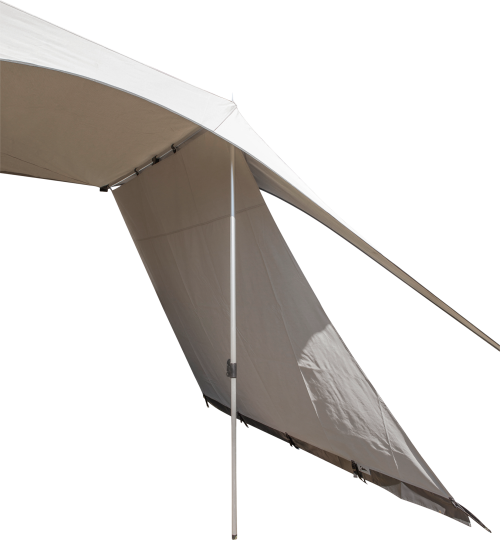 Campooz Caravanning Travelling Seitenwand geschlossen beige - Markisenvorzelte & Wände