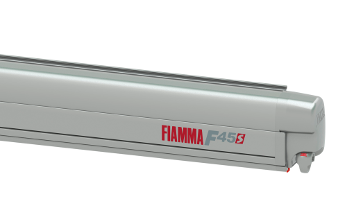 Fiamma F45s Wandmarkise 260 cm für VW T5 / T6 / California (Titanium / Royal Grey) - Kassettenmarkisen