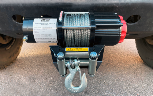 HP Autozubehör Motor-Seilwinde Profi Zugleistung 4800 kg - Erste Hilfe & Pannen-Zubehör
