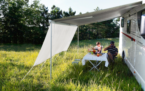 Thule View Blocker G2 Front, Sonnenschutz Markise Vorderwand - Markisenvorzelte & Wände