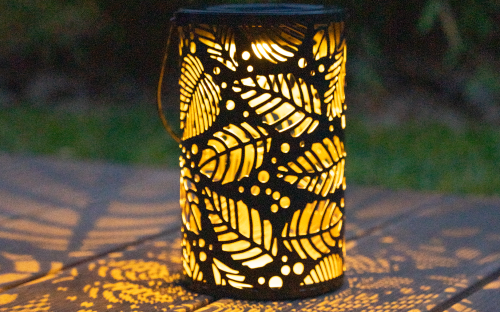 Berger Solar Tischleuchte für innen und außen - LED Campingleuchten