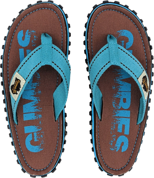 Gumbies Original Damen Zehenstegsandale türkis 37 - Herrenschuhe