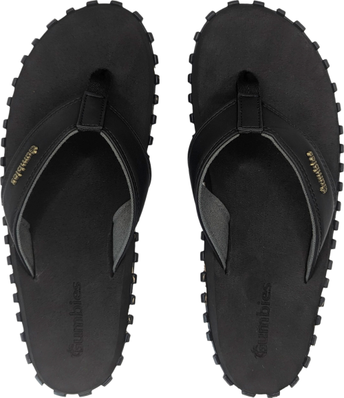 Gumbies Vegovert Herren Zehenstegsandale schwarz 46 - Herrenschuhe