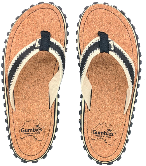 Gumbies Corker Unisex Zehenstegsandale schwarz 44 - Herrenschuhe