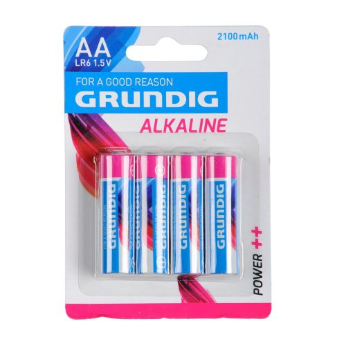 Grundig Alkaline Batterie Mignon AA 1,5 V / 2100 mAh 4er-Pack - Kleinbatterien