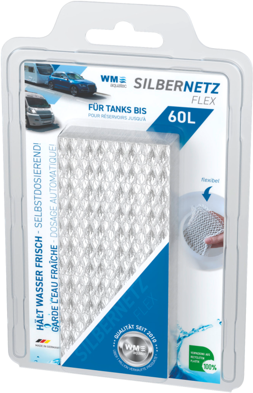 WM Aquatec Silbernetz flex Wasserkonservierung bis 60 Liter Tankgröße - Trinkwasseraufbereitung