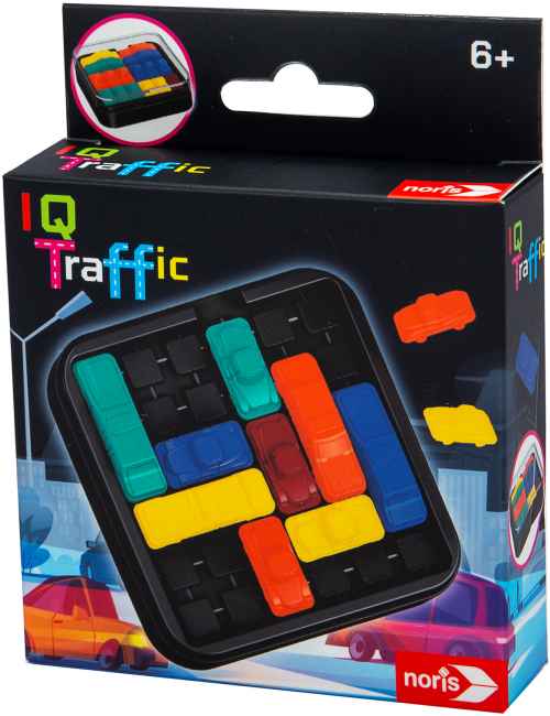 Noris IQ Traffic kompaktes Logikspiel ab 6 Jahren - Spielsachen