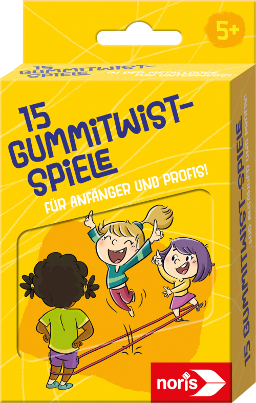 Noris 15 Gummitwist Spiele für Anfänger und Profis - Spielsachen