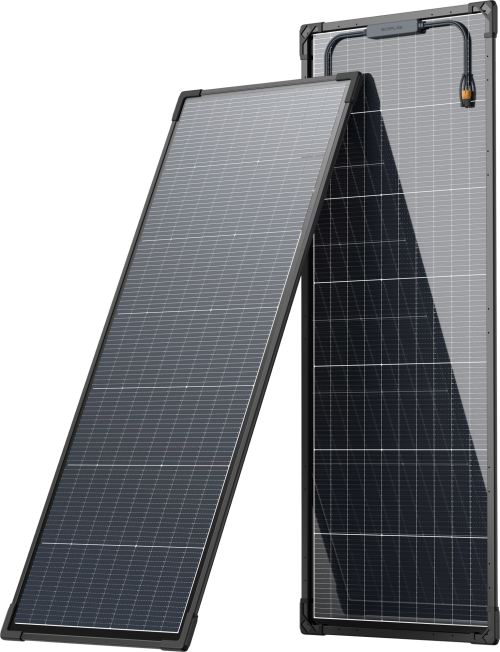 EcoFlow RVMax Starres Solarpanel 2er-Set / 12 mm ultraflach / IP68 / 2 x 130 W - Solarmodule