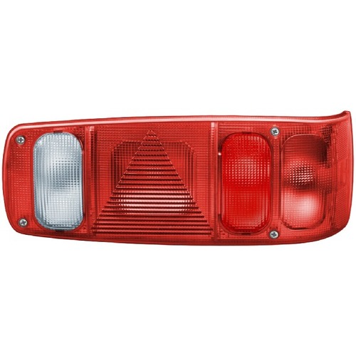 Hella Heckleuchte Caraluna I für Anhänger links mit Rückstrahllicht / Seitenmarkierungslicht / Blinklicht / Bremslicht / Schlusslicht / Nebelschlusslicht - Fahrzeugbeleuchtung außen