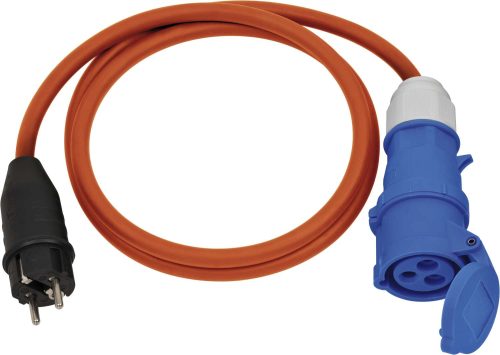 Brennenstuhl Adapter Leitung Schutzkontakt Stecker Kupplung CEE230V orange 1,5m - CEE-Stecker & -Adapter