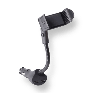 2GO Universal Passivhalter mit Dual USB KFZ Ladegerät - Halterungen & Fächer