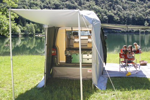 Fiamma Rear Skirting Heck - Windblende für VW T5 / T6 - Bodenschürzen