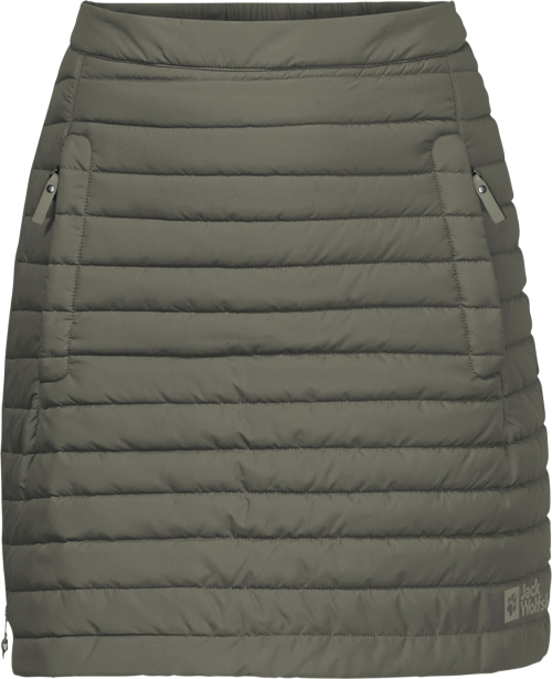 Jack Wolfskin Iceguard Damen Daunenrock olive L - Damenhosen, -röcke & -kleider