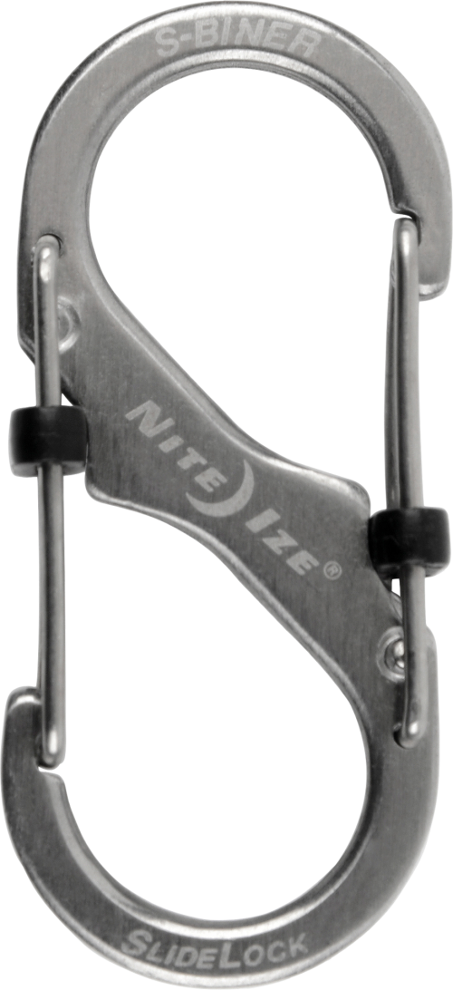 Nite Ize S-Biner SlideLock - Gr. 2, silber - Ladungssicherung & Befestigung