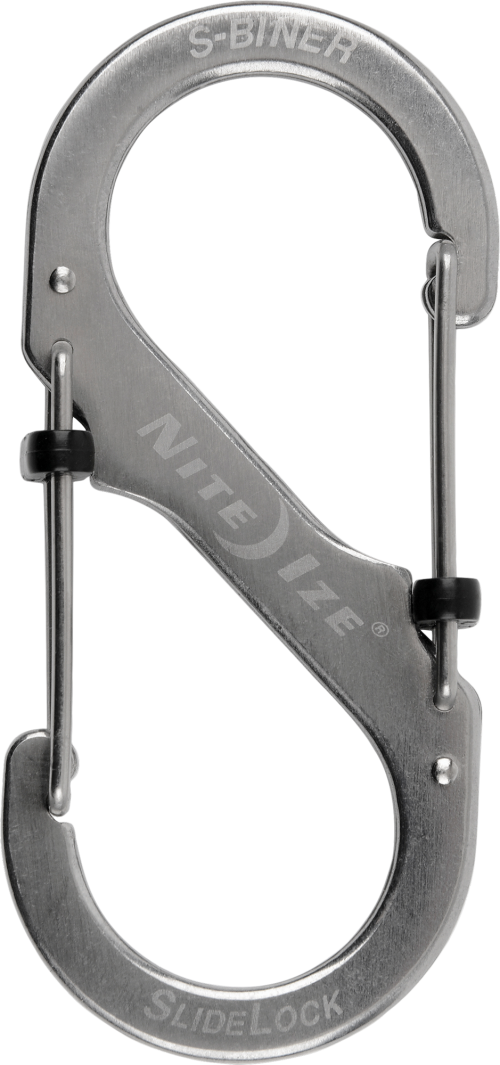 Nite Ize S-Biner SlideLock - Gr. 4, silber - Ladungssicherung & Befestigung