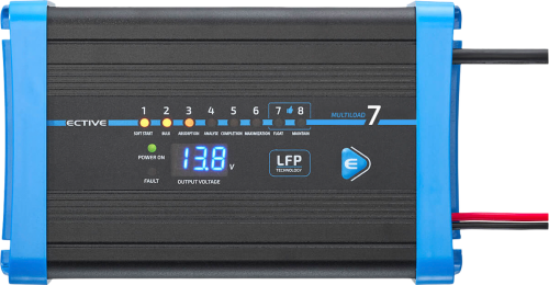 ECTIVE Multiload 7 LFP 8 Stufen Lithium Batterieladegerät 7 Ampere 12 Volt - Batterie-Ladegeräte