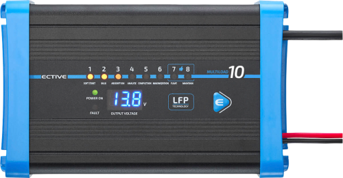 ECTIVE Multiload 10 LFP 8 Stufen Lithium Batterieladegerät 10 Ampere 12 Volt - Batterie-Ladegeräte