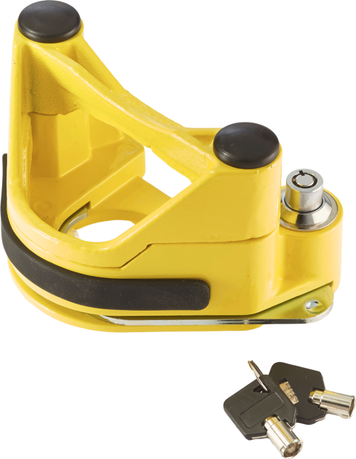 HP Autozubehör Anhänger Diebstahlsicherung gelb - Diebstahlsicherungen