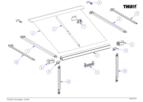 Thule Teleskoparm - Thule
