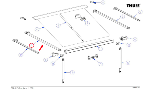 Thule Teleskoparm - Thule