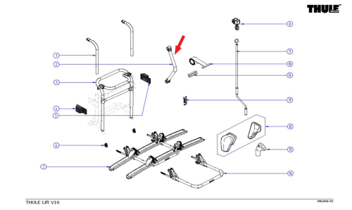 Thule Verbindungsarm - Thule