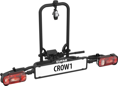 EUFAB Fahrradträger Crow 1 für 1 Fahrrad, E-Bike geeignet - Fahrradträger für Anhängerkupplungen