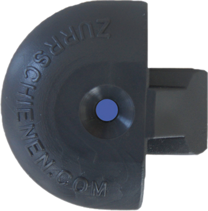 Endstück rund schwarz für Zurrschiene 224 - sonstiges Zubehör von Zurrschienen.com